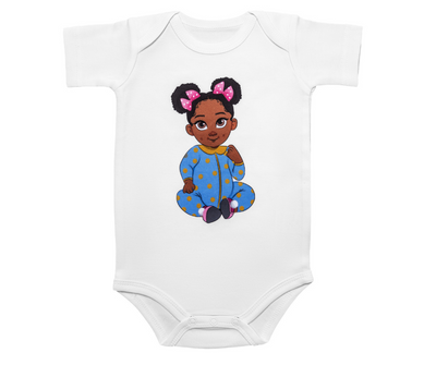 "Baby Unstoppable" Love You Onesie - Little Girl - Cocoa Baby Love