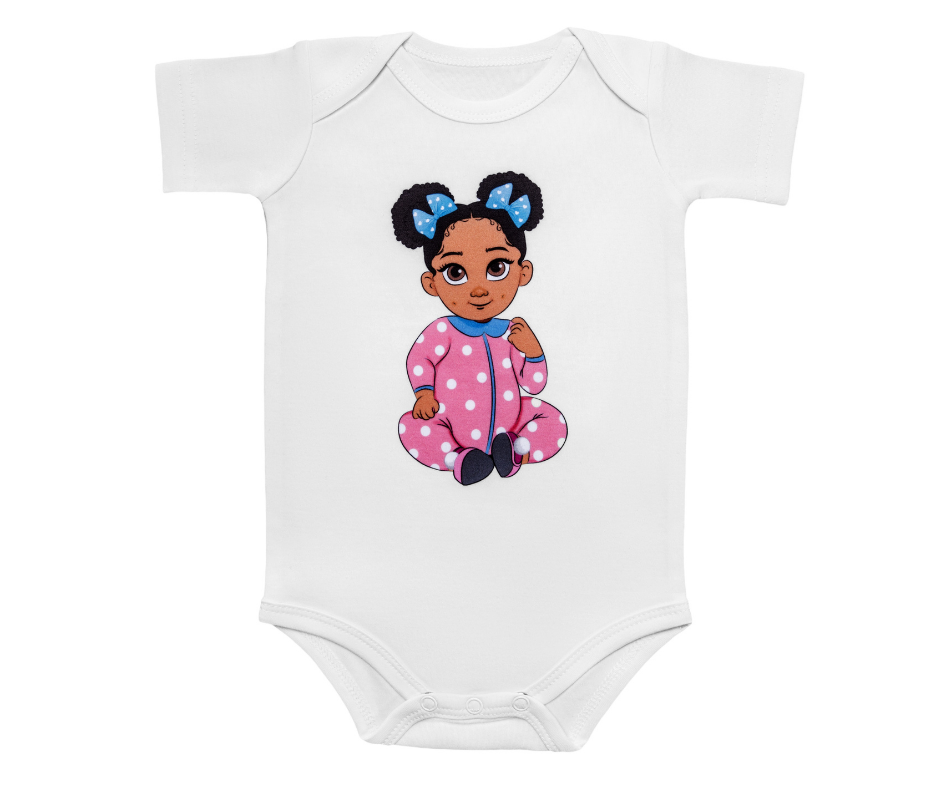"Baby Brave" Love You Onesie - Little Girl - Cocoa Baby Love